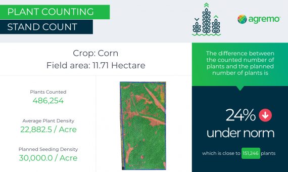 Best-in-Class Corn Stand Counts with Drone Technology