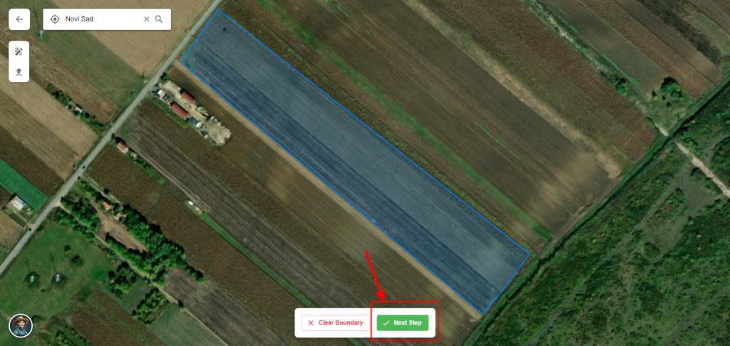 Edit Field boundary Edit Field boundary