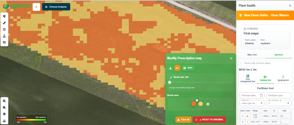 Modify Prescription Map