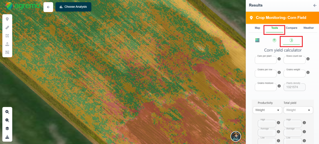 Corn Yield Calculator - Agremo