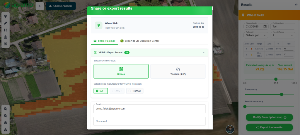 Agremo - Share Prescription map